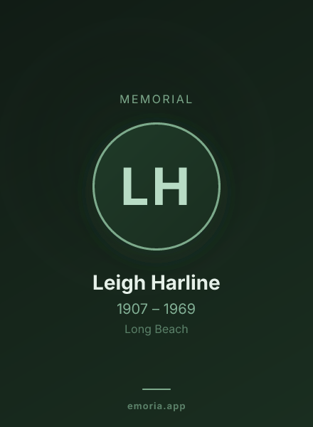 Memorial portrait of Leigh Harline