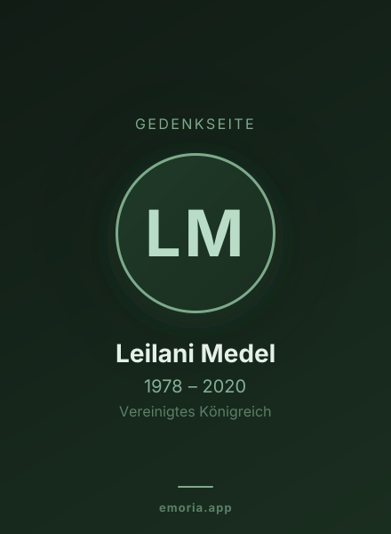 Gedenkportrait von Leilani Medel