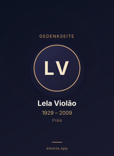 Gedenkportrait von Lela Violão