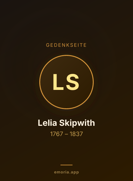 Gedenkportrait von Lelia Skipwith