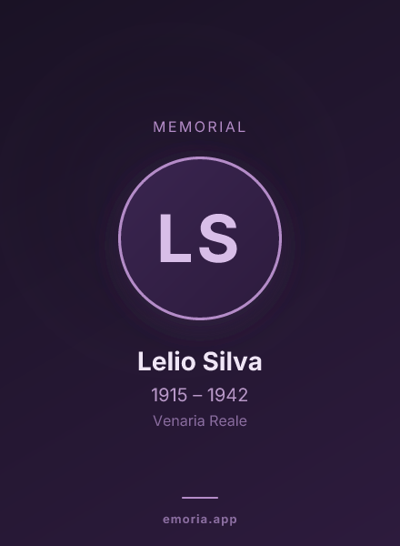 Memorial portrait of Lelio Silva