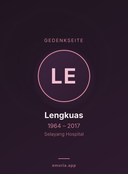 Gedenkportrait von Lengkuas