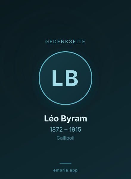 Gedenkportrait von Léo Byram