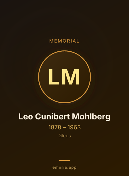 Memorial portrait of Leo Cunibert Mohlberg
