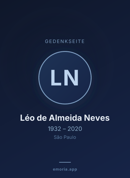 Gedenkportrait von Léo de Almeida Neves