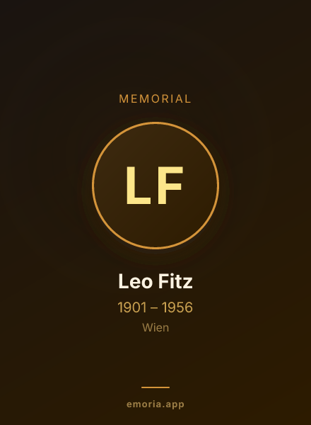 Memorial portrait of Leo Fitz