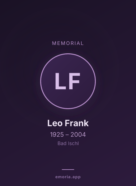Memorial portrait of Leo Frank