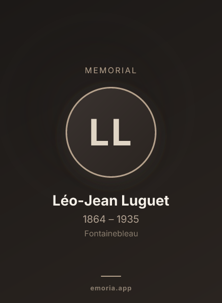 Memorial portrait of Léo-Jean Luguet
