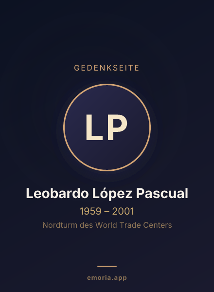 Gedenkportrait von Leobardo López Pascual