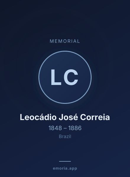 Memorial portrait of Leocádio José Correia