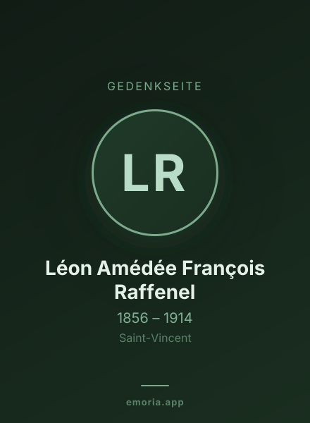 Gedenkportrait von Léon Amédée François Raffenel