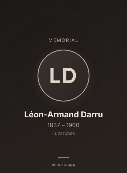 Memorial portrait of Léon-Armand Darru