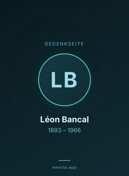 Gedenkportrait von Léon Bancal
