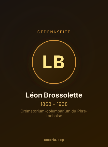 Gedenkportrait von Léon Brossolette