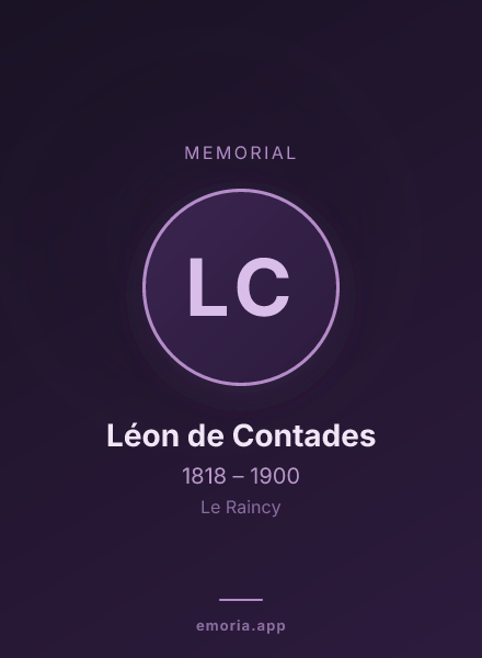Memorial portrait of Léon de Contades