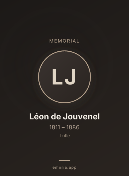 Memorial portrait of Léon de Jouvenel