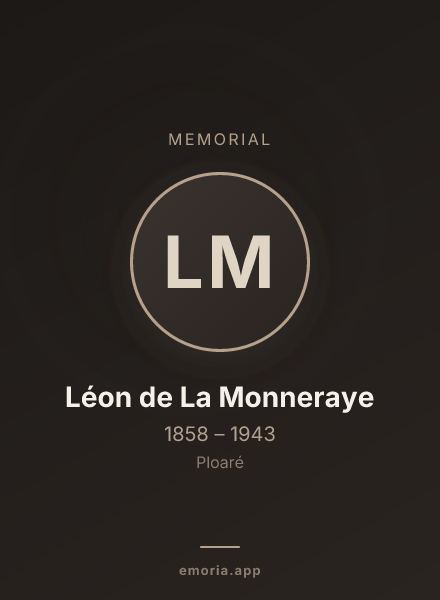 Memorial portrait of Léon de La Monneraye