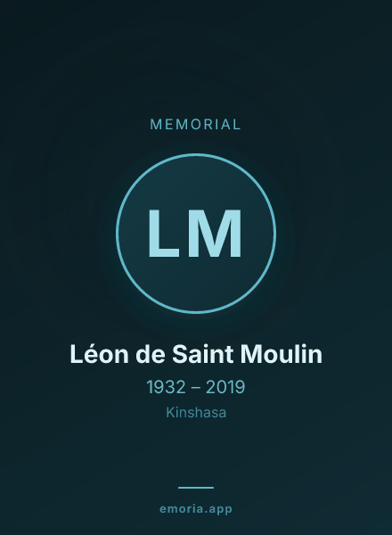 Memorial portrait of Léon de Saint Moulin