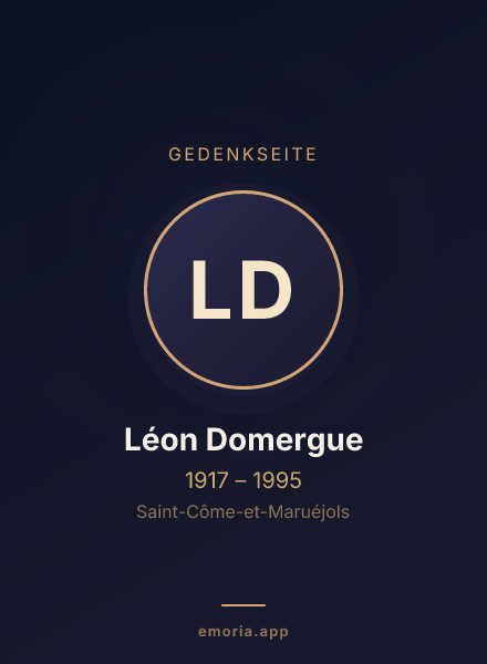 Gedenkportrait von Léon Domergue