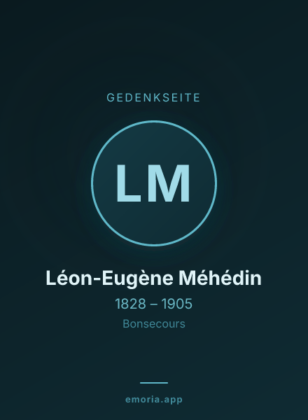 Gedenkportrait von Léon-Eugène Méhédin