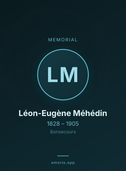 Memorial portrait of Léon-Eugène Méhédin