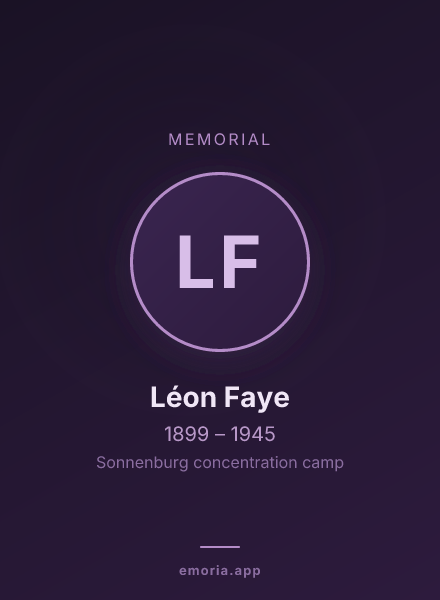 Memorial portrait of Léon Faye