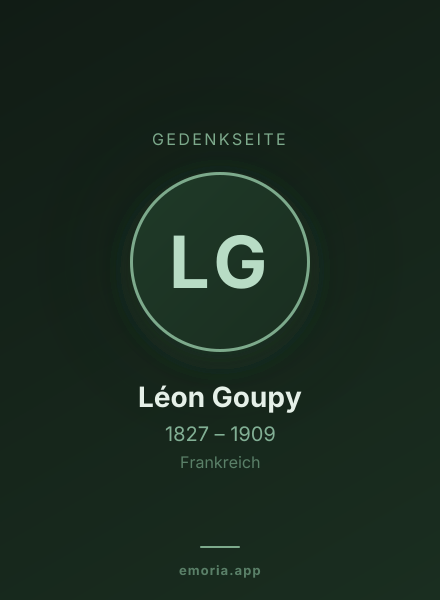 Gedenkportrait von Léon Goupy