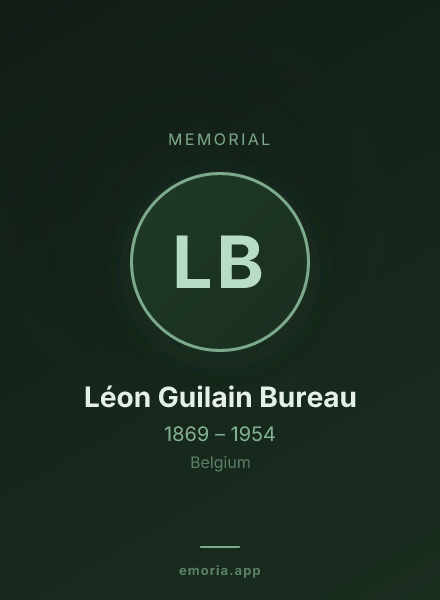 Memorial portrait of Léon Guilain Bureau