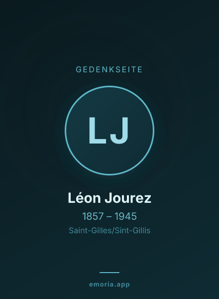 Gedenkportrait von Léon Jourez