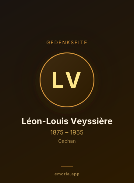 Gedenkportrait von Léon-Louis Veyssière