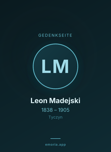 Gedenkportrait von Leon Madejski