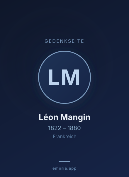Gedenkportrait von Léon Mangin
