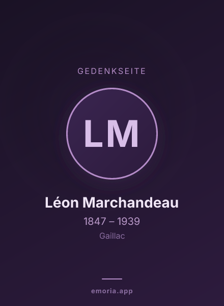 Gedenkportrait von Léon Marchandeau