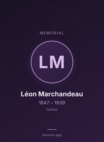 Memorial portrait of Léon Marchandeau