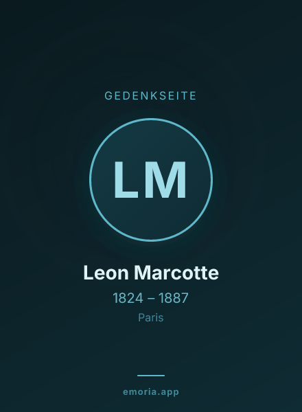 Gedenkportrait von Leon Marcotte