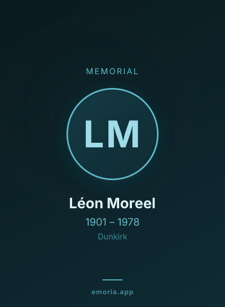 Memorial portrait of Léon Moreel