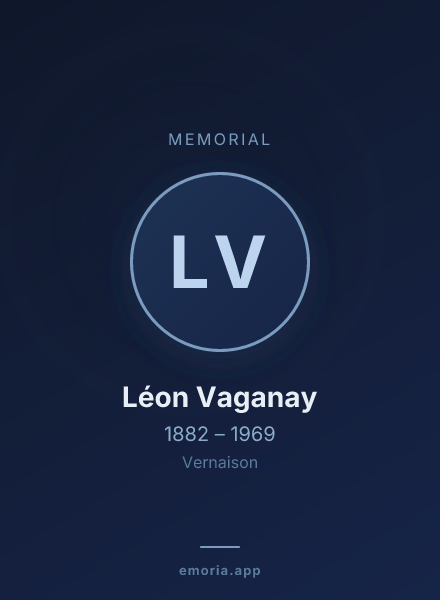 Memorial portrait of Léon Vaganay