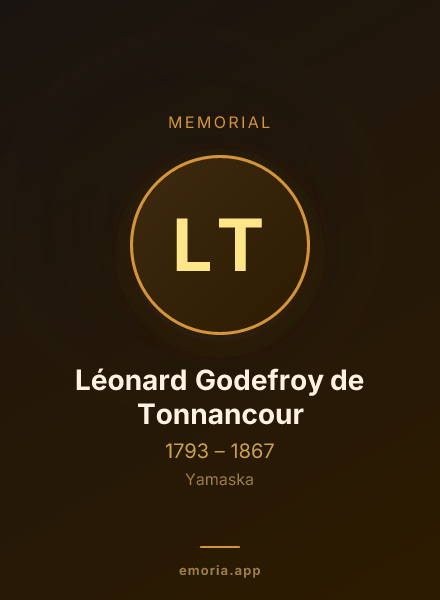 Memorial portrait of Léonard Godefroy de Tonnancour