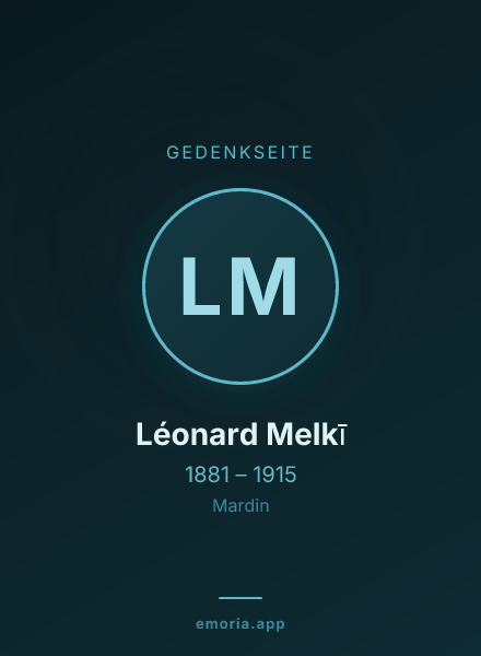 Gedenkportrait von Léonard Melkī