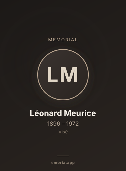 Memorial portrait of Léonard Meurice