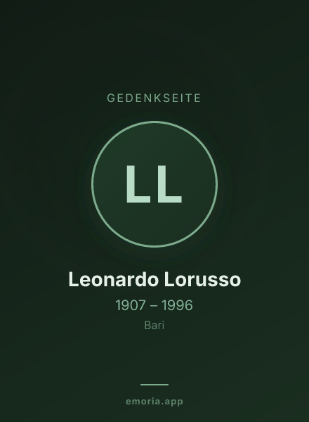 Gedenkportrait von Leonardo Lorusso