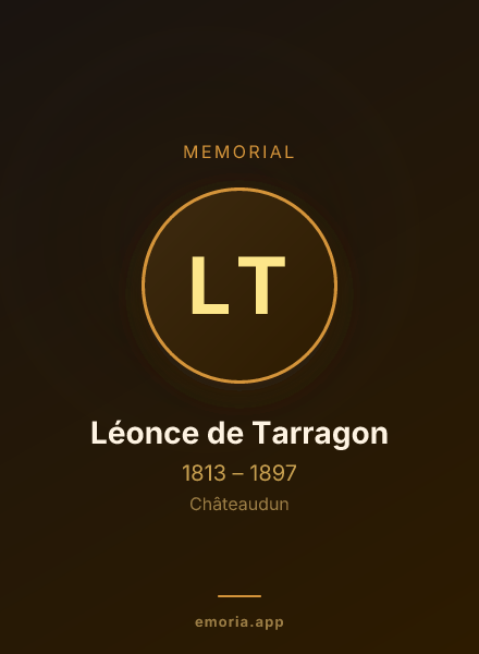 Memorial portrait of Léonce de Tarragon