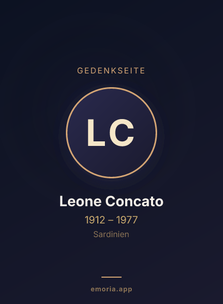 Gedenkportrait von Leone Concato