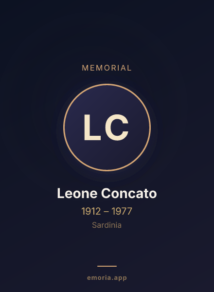 Memorial portrait of Leone Concato