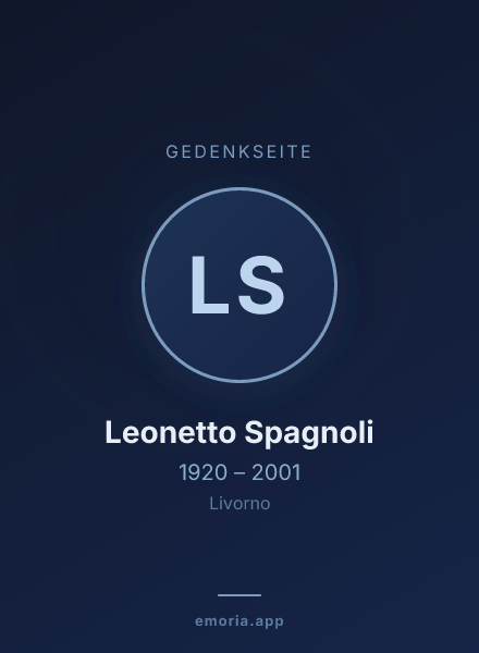 Gedenkportrait von Leonetto Spagnoli