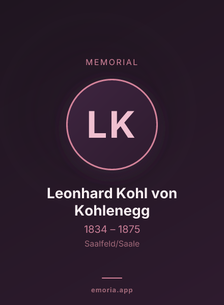 Memorial portrait of Leonhard Kohl von Kohlenegg
