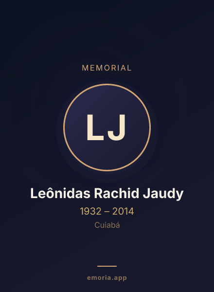 Memorial portrait of Leônidas Rachid Jaudy