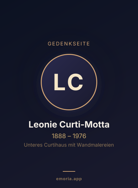 Gedenkportrait von Leonie Curti-Motta