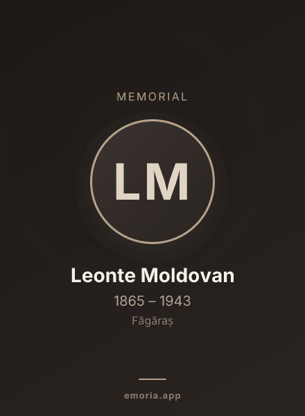Memorial portrait of Leonte Moldovan