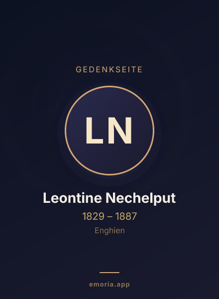Gedenkportrait von Leontine Nechelput